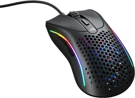 Glorious Model D 2 Kabelgebunden - Matt Schwarz - Gaming-Maus - Optisch - 5 Tasten - Schwarz