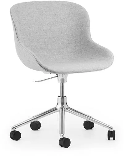 Normann Copenhagen Hyg Bürostuhl mit Rollen Gepolstertes Aluminium/Synergy LDS16
